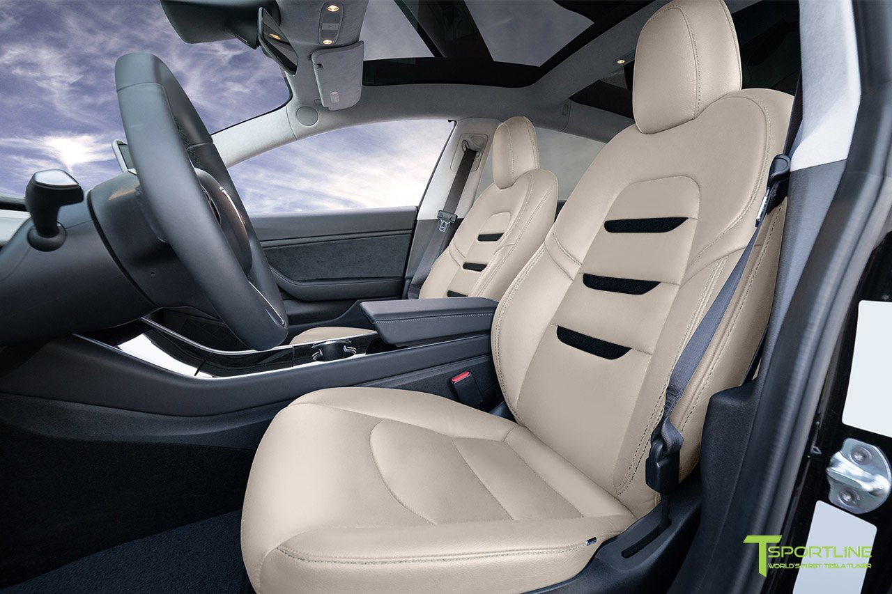 1EV Tesla Model 3 Seat Upgrade Interior Kit - Insignia Design