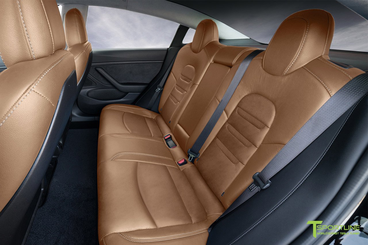 1EV Tesla Model 3 Seat Upgrade Interior Kit - Insignia Design