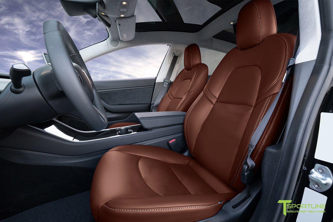 1EV Tesla Model 3 Seat Upgrade Interior Kit - Factory Design