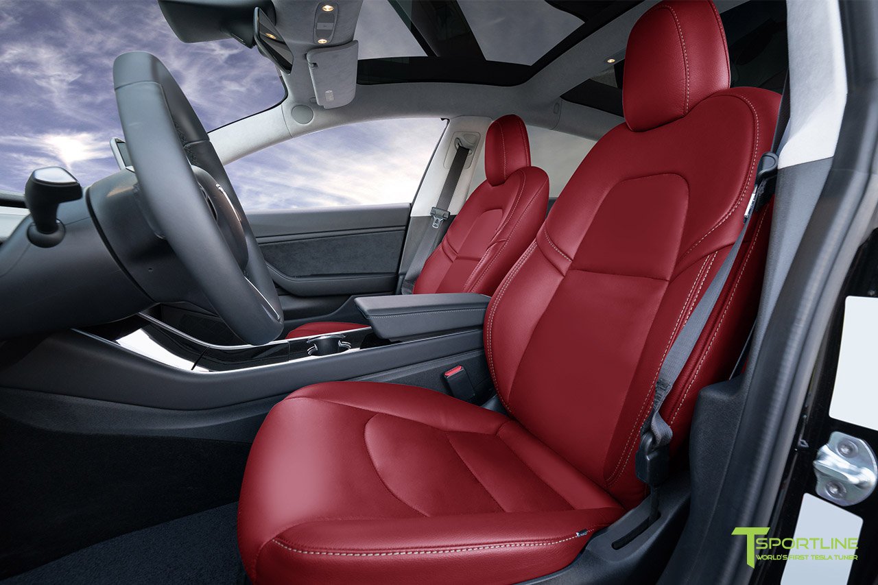 1EV Tesla Model 3 Seat Upgrade Interior Kit - Factory Design