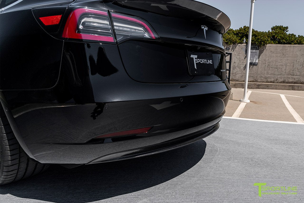 1EV Tesla Model 3 Carbon Fiber Rear Diffuser
