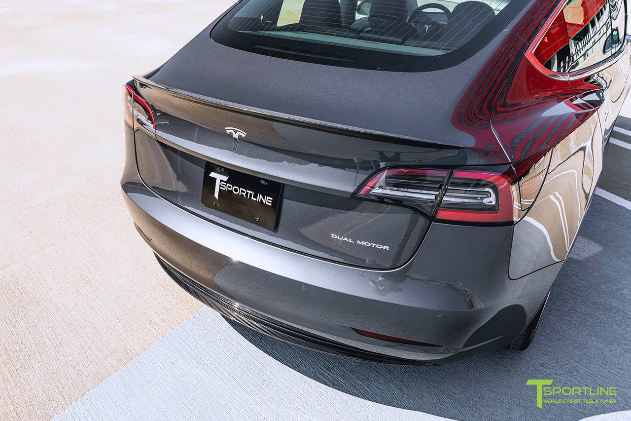 1EV Tesla Model 3 Carbon Fiber Executive Trunk Spoiler – 1EV - Electric  Vehicle Upgrades & Accessories