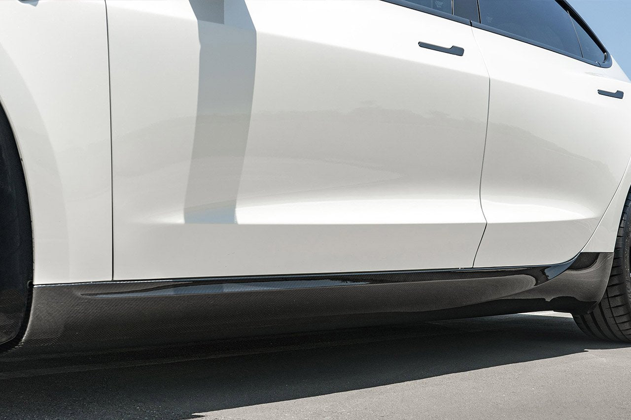 Tesla Model Y Carbon Fiber Rear Diffuser - T Sportline - Tesla Model S, 3,  X & Y Accessories