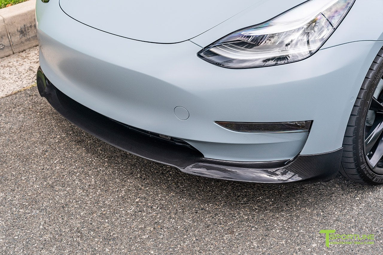 1EV Tesla Model 3 Carbon Fiber Front Apron