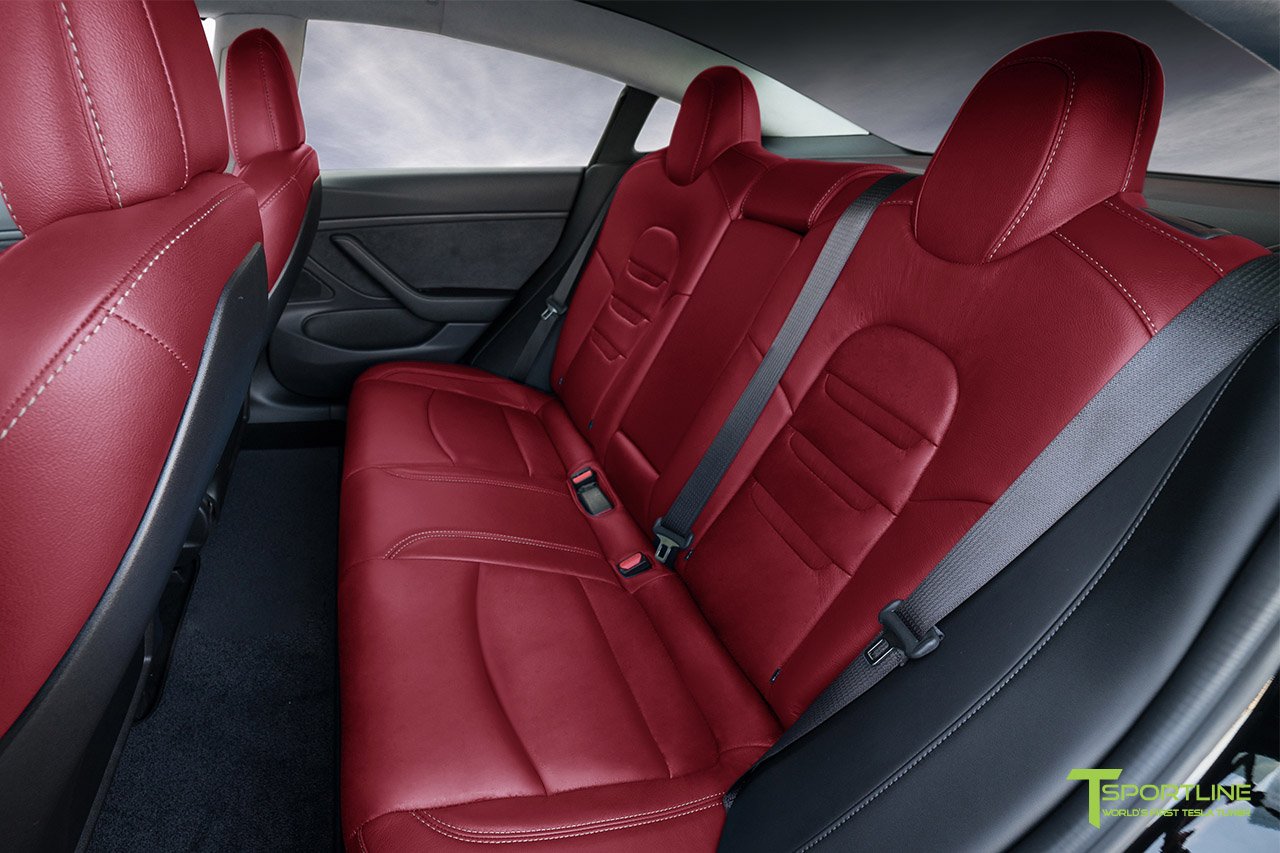 1EV Tesla Model 3 Seat Upgrade Interior Kit - Insignia Design