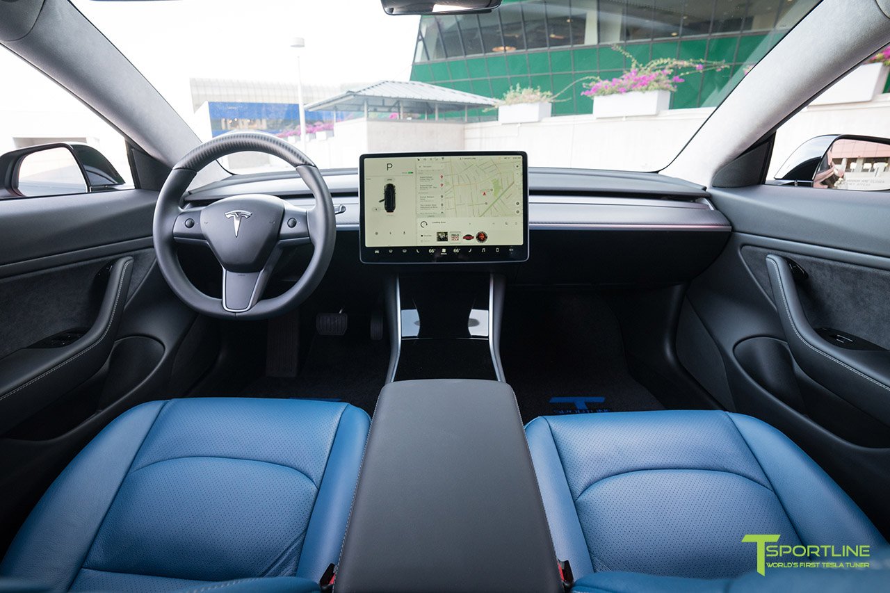 Tesla Model 3 Matte Carbon Fiber Steering Wheel